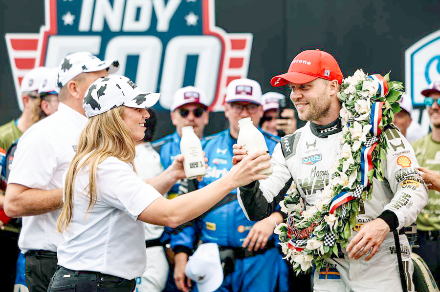 Whole milk dominates Indy 500 cooler as Rosenqvist wins thriller